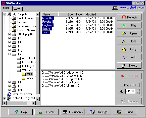 WAVmaker Screenshot
